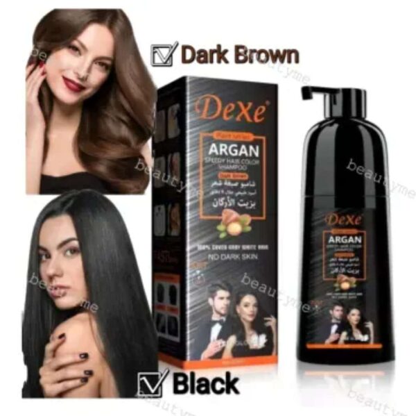 Dexe ARGAN HAIR COLOR SHAMPOO 420ml | 799439318168 - Image 2