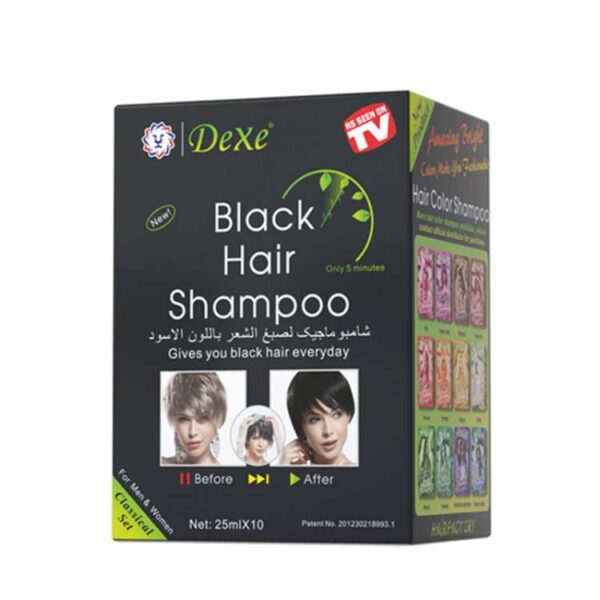 Dexe Black Hair Shampoo 250ml | Made In UK - Image 4