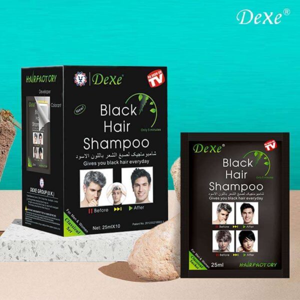 Dexe Black Hair Shampoo 250ml | Made In UK