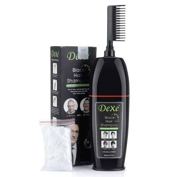 Dexe Black Hair Shampoo 200ml | Made In UK